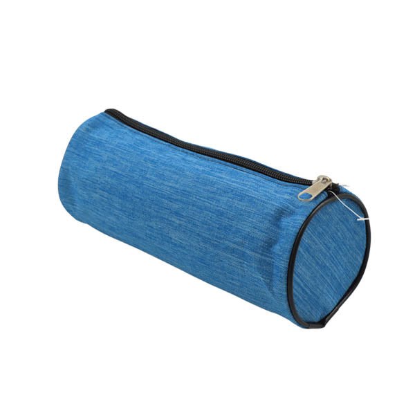 Cartuchera redonda colores  liso surtido