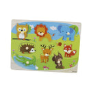 Juego didáctico ensarte animales