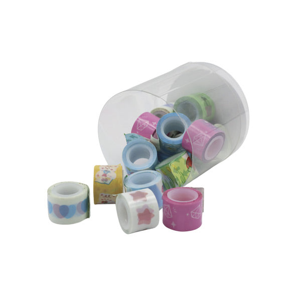 Cinta washi tape 15 piezas