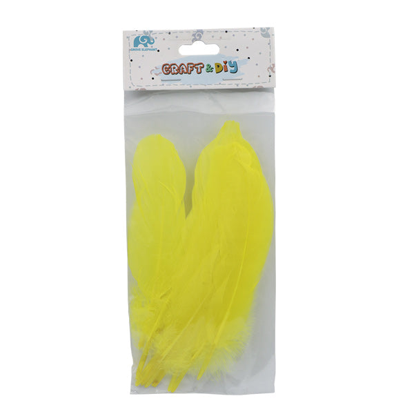 Pluma sintética amarillo