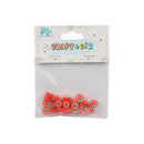 Abalorios fresas 25 unidades