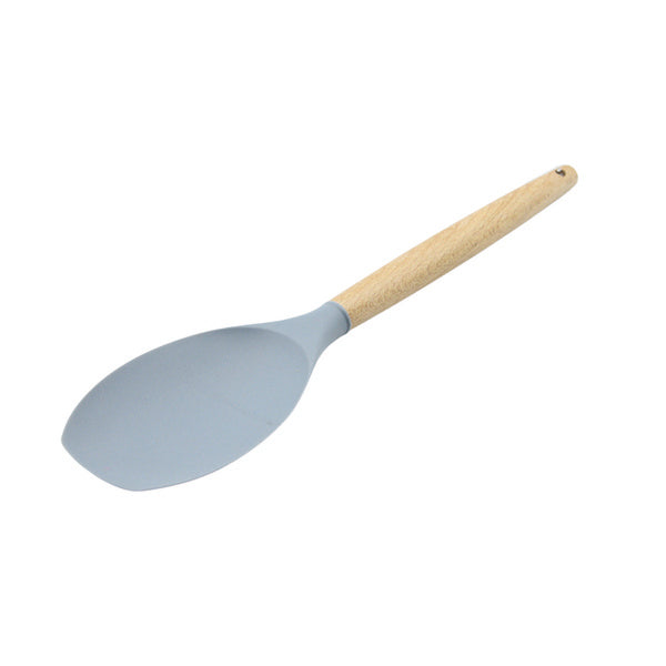 Cuchara silicón gris
