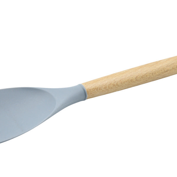 Cuchara silicón gris