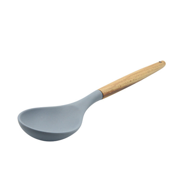 Cuchara silicón gris