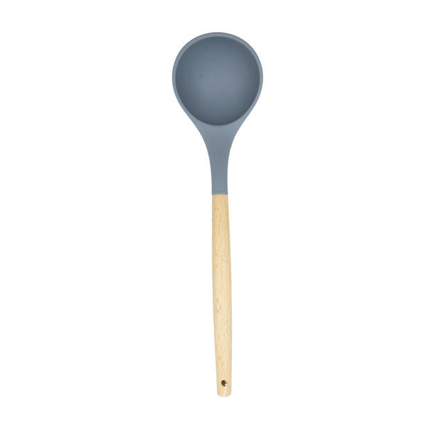 Cuchara silicón gris