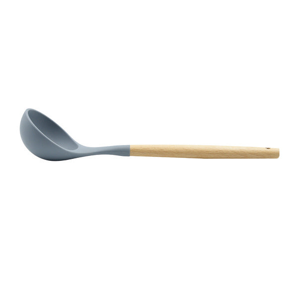 Cuchara silicón gris