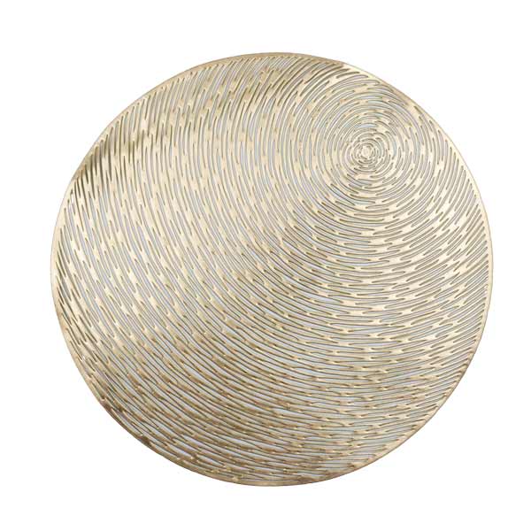 Individual para mesa dorado