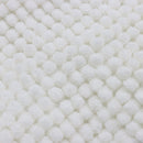 Cortina para baño 14 piezas blanco