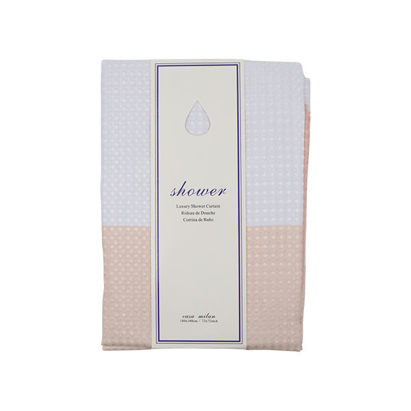 Cortina para baño rosa