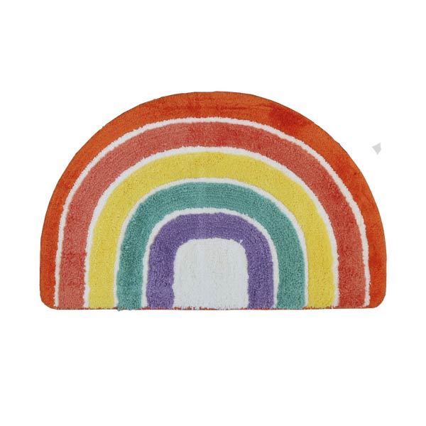 Alfombra para baño arcoíris