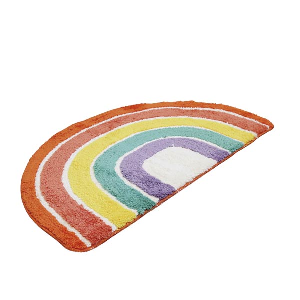 Alfombra para baño arcoíris