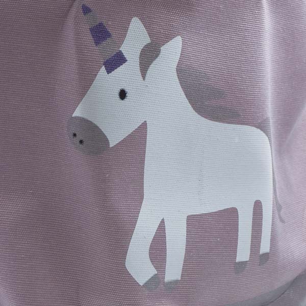 Canasta para ropa unicornio rosa