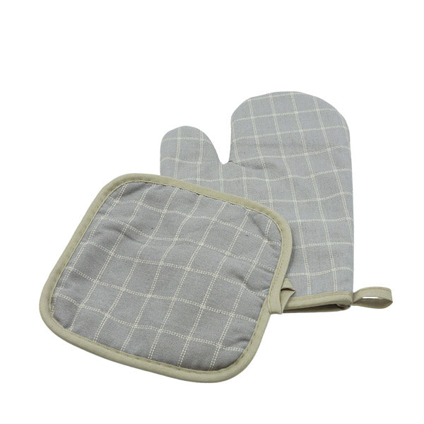 Guantes para cocina gris