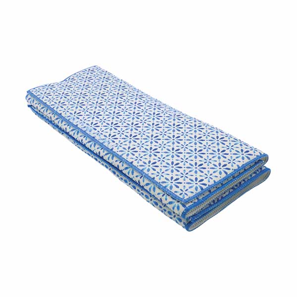 Set 2 mats para fregadero azul