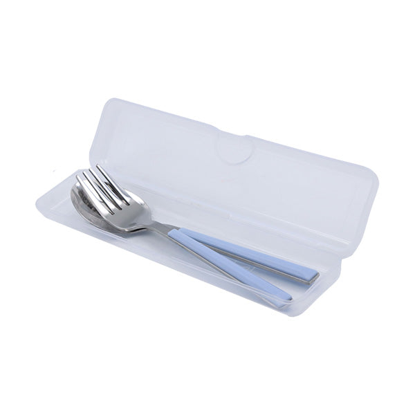 Set 2 cubiertos celeste