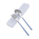 Set 2 cubiertos celeste