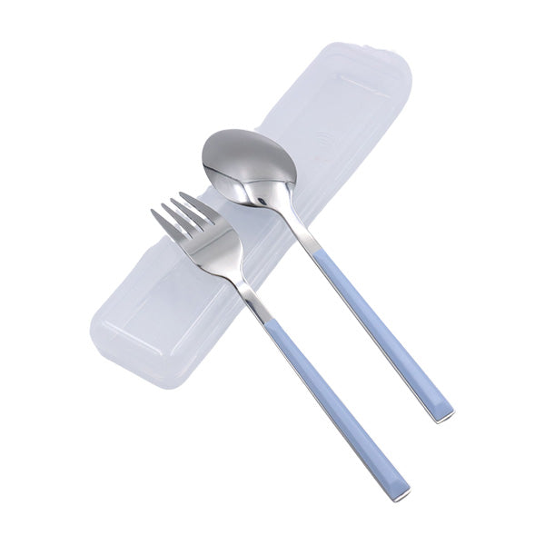 Set 2 cubiertos celeste