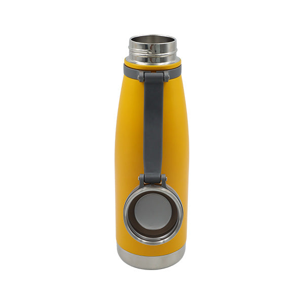 Botella térmica amarilla de 650 ml