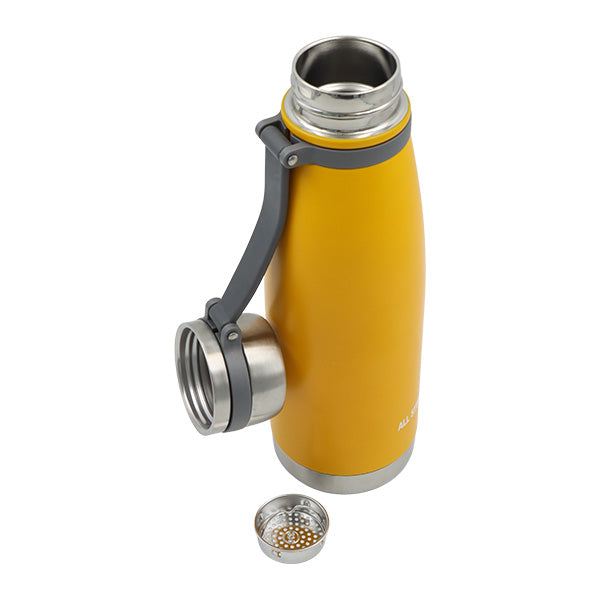 Botella térmica amarilla de 650 ml