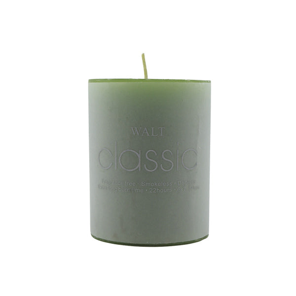 Candela pilar verde limon