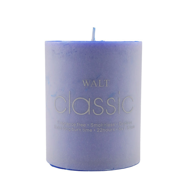 Candela pilar azul