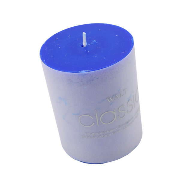 Candela pilar azul
