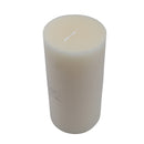 Candela pilar 10x20cm marfil