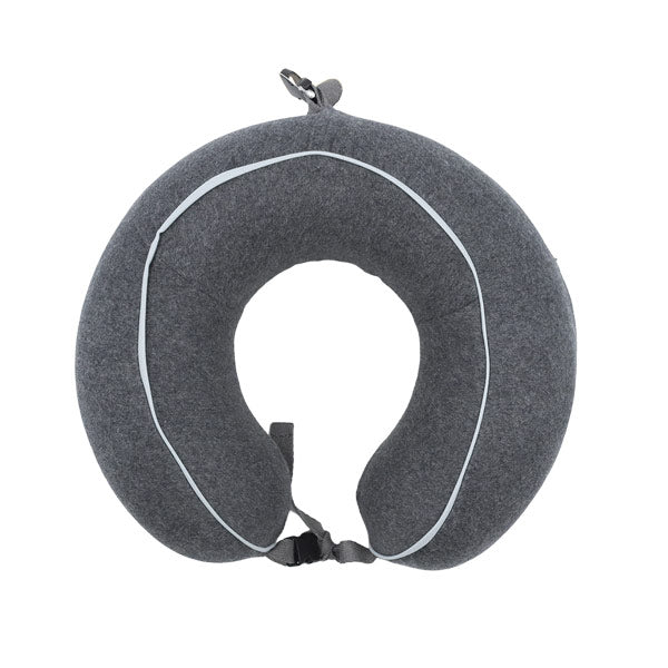 Cojín para cuello con antifaz gris