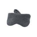 Cojín para cuello con antifaz gris