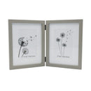Portarretrato doble 6x8 gris