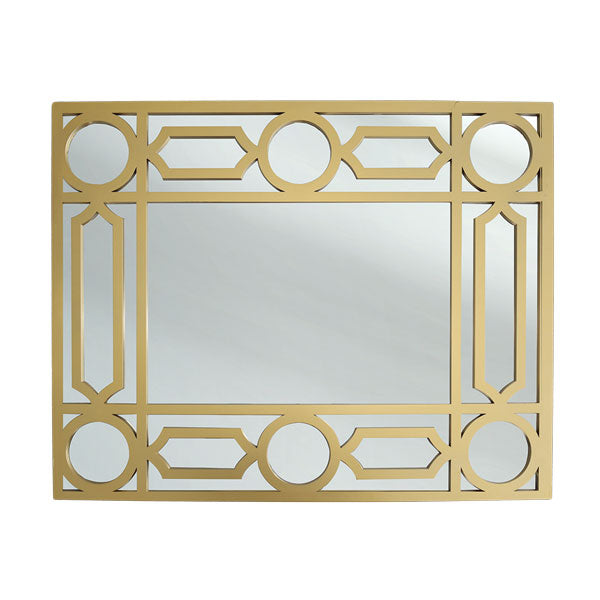 Espejo decorativo dorado