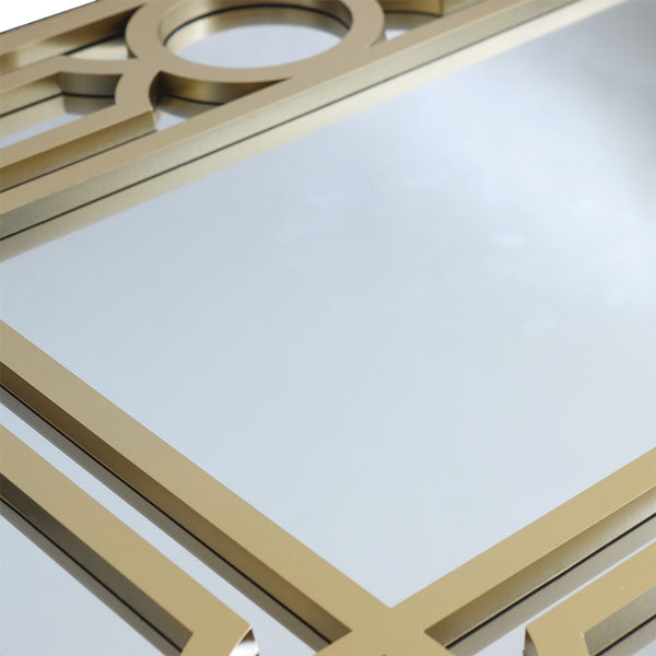 Espejo decorativo dorado