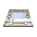 Espejo decorativo dorado