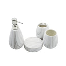 Set para baño 4 piezas mármol