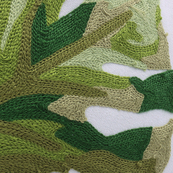 Cojin decorativo hojas