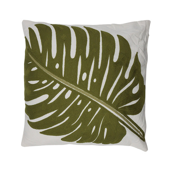 Cojin decorativo hojas