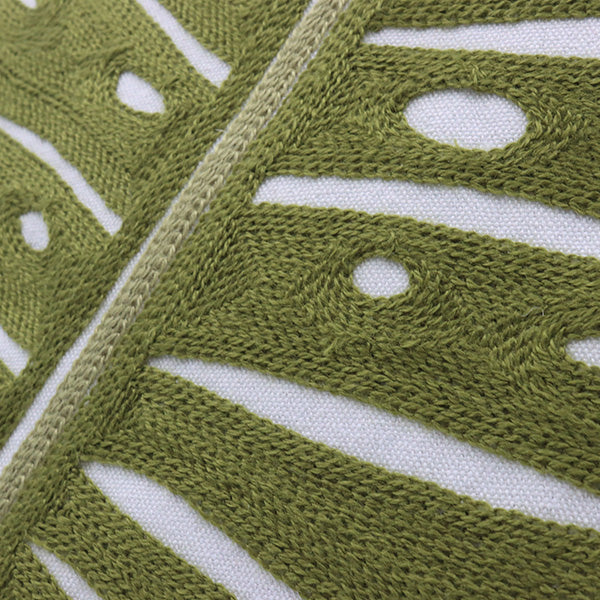 Cojin decorativo hojas