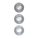 Set 3 Espejos decorativo plata