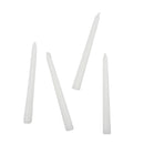 Set 4 Candelas altas blanco