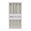 Set 4 Candelas altas blanco
