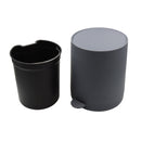 Basurero para baño gris