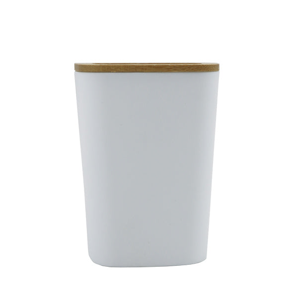 Vaso para cepillo de dientes blanco