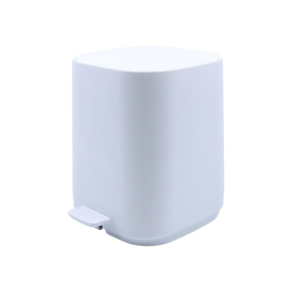 Basurero para baño blanco