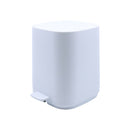 Basurero para baño blanco