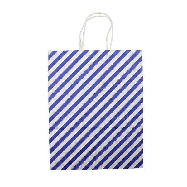 Bolsa regalo l rayas azul