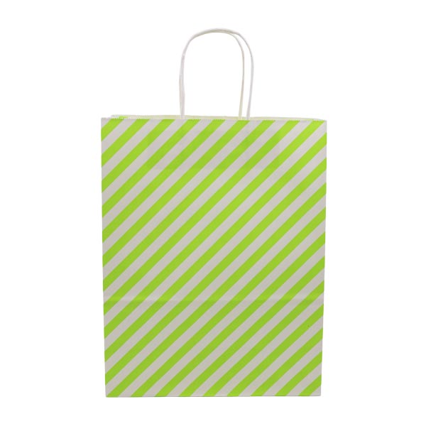 Bolsa regalo l rayas verde