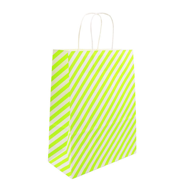 Bolsa regalo l rayas verde