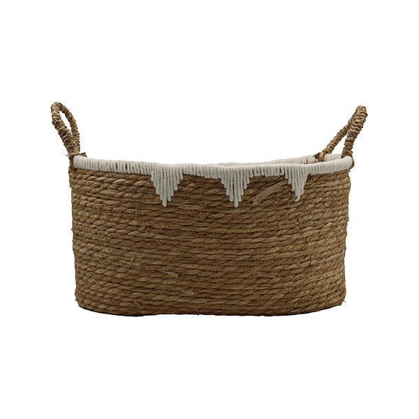 Canasta para organizar grande natural