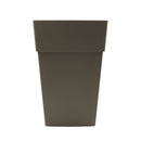 Maceta plastica 39cms café