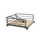 Servilletero metalico negro